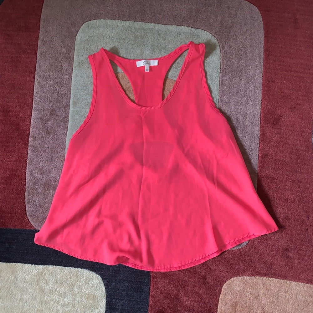 Sheer tank top